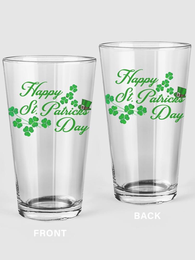 St. Patricks Day Holiday Pint Glass -SPIdeals Designs