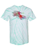 Soccer Player Silhouette Tie Dye Tee -SPIdeals Designs