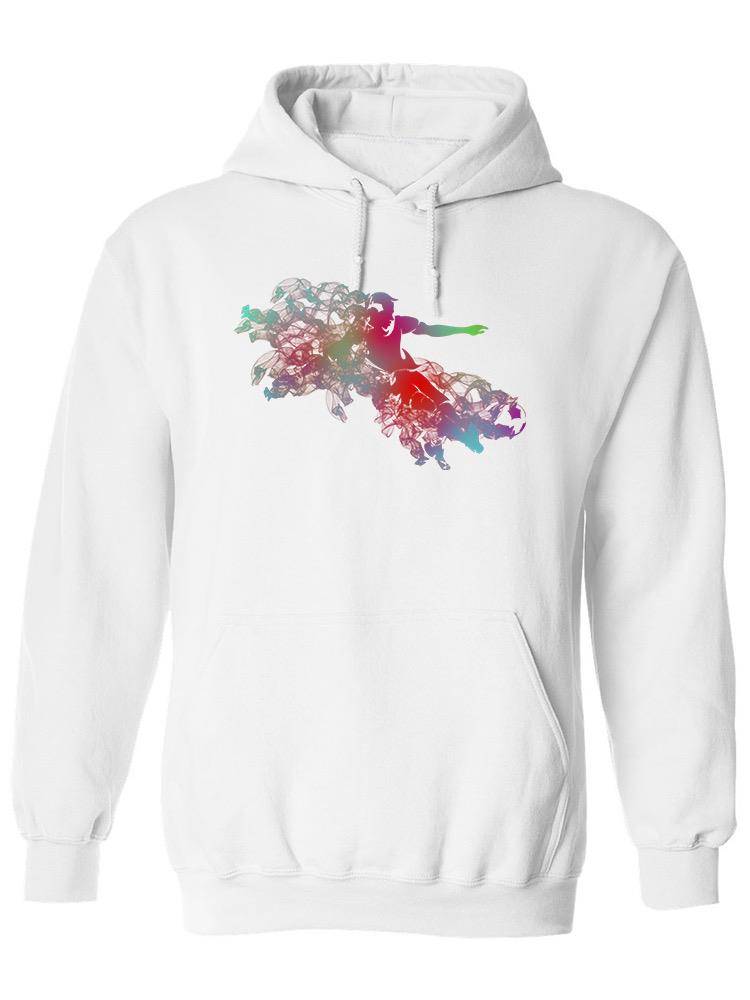 Soccer Player Silhouette Hoodie -SPIdeals Designs