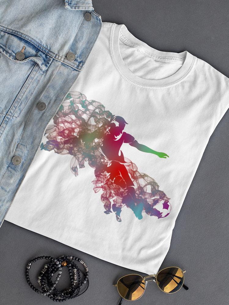 Soccer Player Silhouette T-shirt -SPIdeals Designs