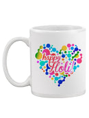 Happy Holi! Heart Mug -SPIdeals Designs