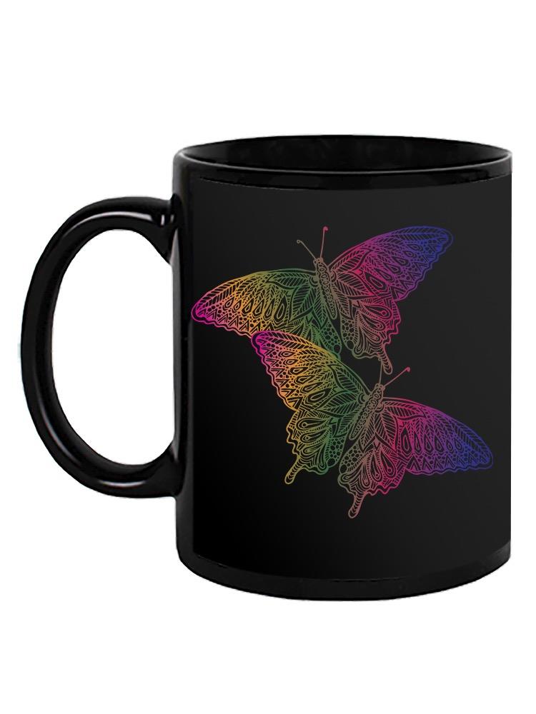 Abstract Butterfly Mug -SPIdeals Designs