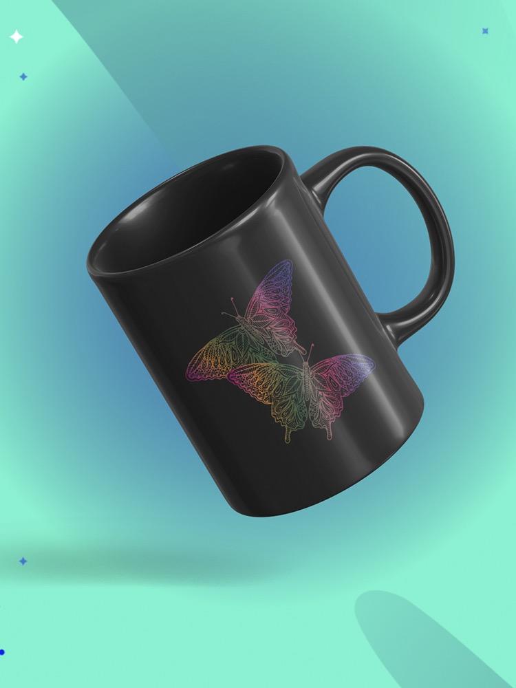 Abstract Butterfly Mug -SPIdeals Designs