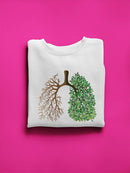 Nature Lungs Sweatshirt -SPIdeals Designs