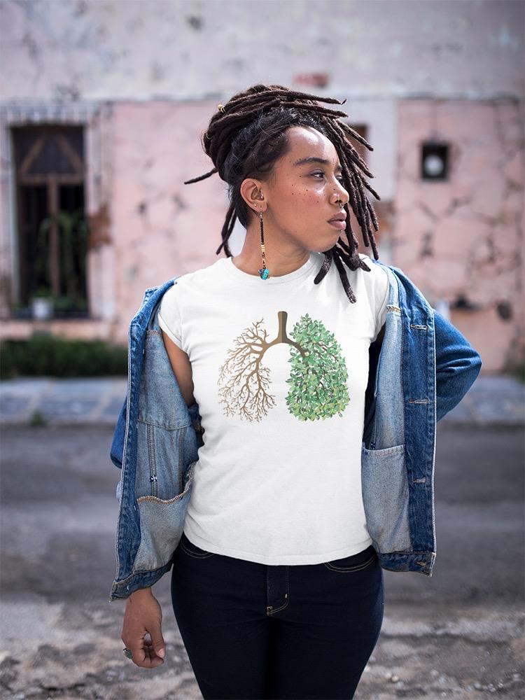 Nature Lungs T-shirt -SPIdeals Designs