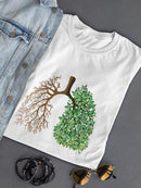 Nature Lungs T-shirt -SPIdeals Designs