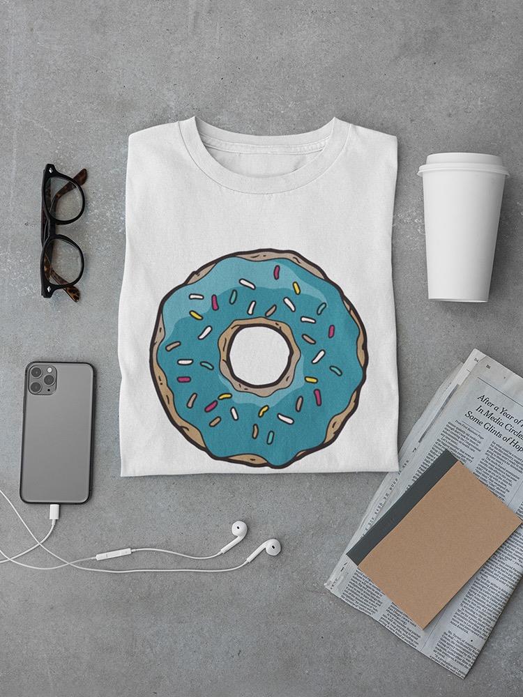 Donut With Blue Icing T-shirt -SPIdeals Designs