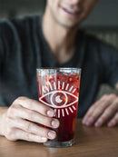 Open Eyes Pint Glass -SPIdeals Designs