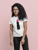 Pink Lipstick T-shirt -SPIdeals Designs