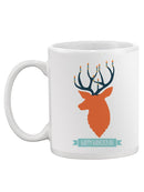 Happy Hanukkah Reindeer Mug -SPIdeals Designs