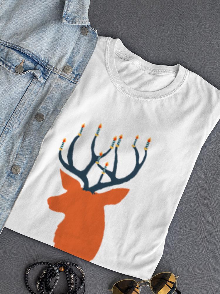 Happy Hanukkah Reindeer T-shirt -SPIdeals Designs