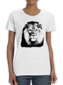 Lion Portrait T-shirt -SPIdeals Designs