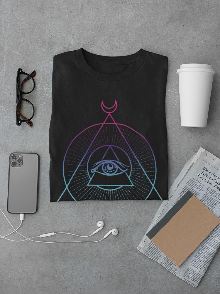Triangle Pattern With Eye T-shirt -SPIdeals Designs
