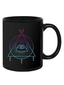 Triangle Pattern With Eye Mug -SPIdeals Designs