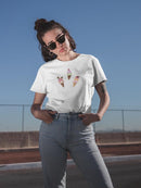 3 Ice Cream Cones T-shirt -SPIdeals Designs