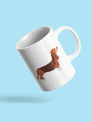 Dachshund Drawing Mug -SPIdeals Designs