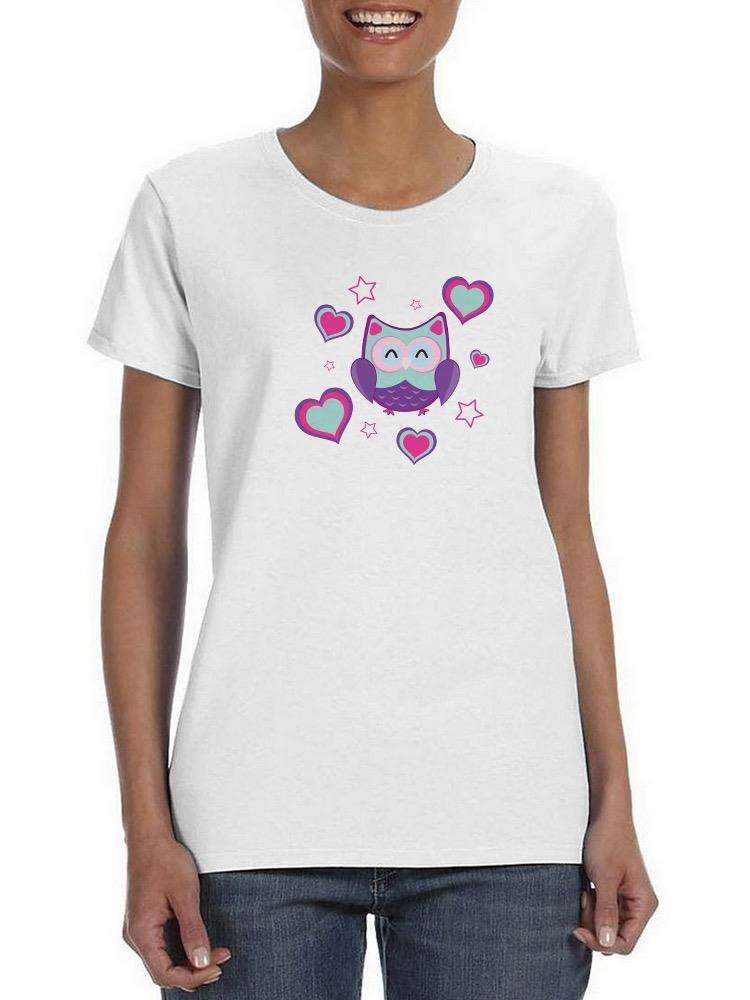 Lovely Owl T-shirt -SPIdeals Designs