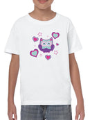 Lovely Owl T-shirt -SPIdeals Designs