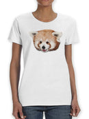 Red Panda Face T-shirt -SPIdeals Designs