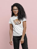 Red Panda Face T-shirt -SPIdeals Designs