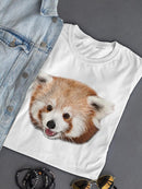Red Panda Face T-shirt -SPIdeals Designs
