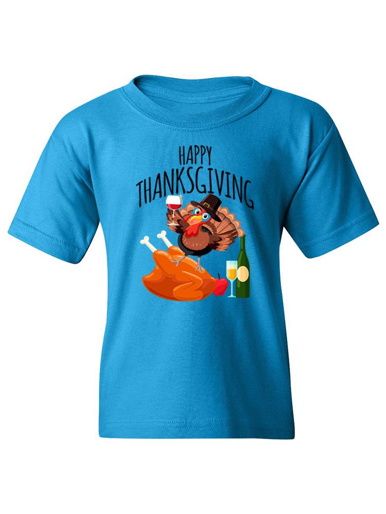 Happy Thanksgiving Turkey T-shirt -SPIdeals Designs