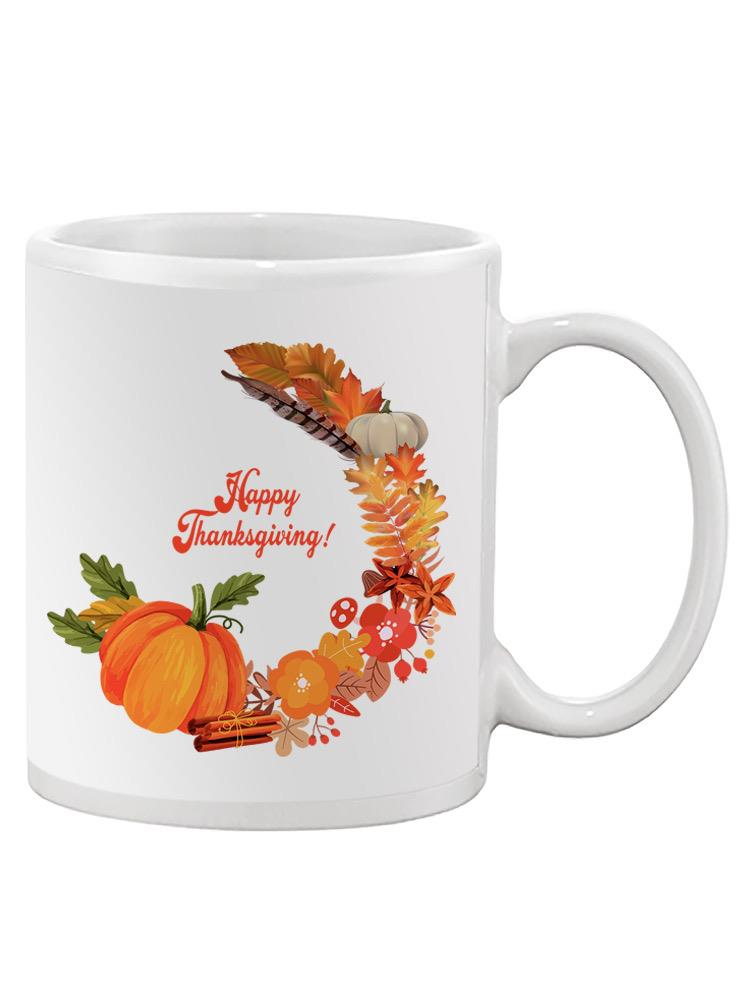 Happy Thanksgiving Icons Mug -SPIdeals Designs