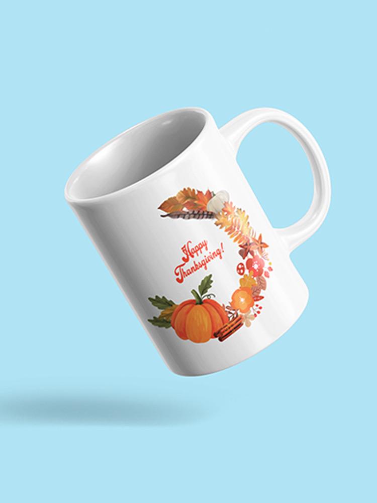 Happy Thanksgiving Icons Mug -SPIdeals Designs