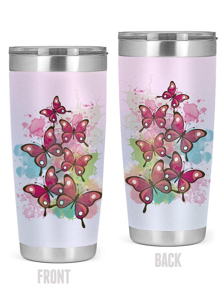 Watercolor Butterflies. Tumbler -SPIdeals Designs