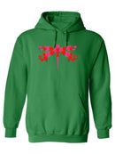 Dragonfly Made Of Flowers Hoodie -SPIdeals Designs