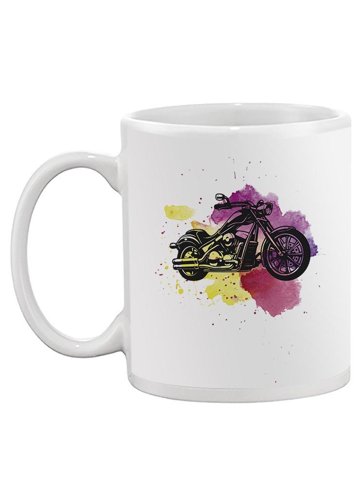 Motorcycle Watercolor Mug -SPIdeals Designs