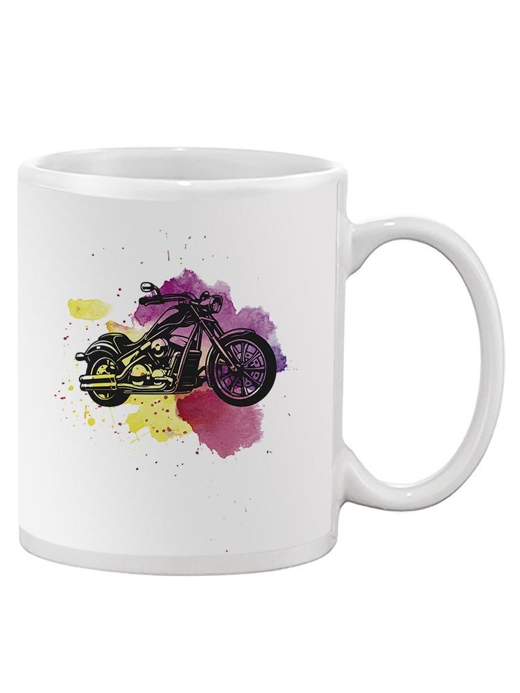 Motorcycle Watercolor Mug -SPIdeals Designs