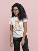 Sitting Shiba Inu T-shirt -SPIdeals Designs
