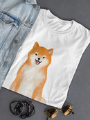 Sitting Shiba Inu T-shirt -SPIdeals Designs