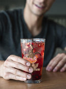Funny Cat With A Donut Pint Glass -SPIdeals Designs