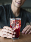 Kimono Girl Sitting Pint Glass -SPIdeals Designs