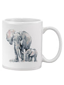 Elephant Mother And Baby Mug -SPIdeals Designs