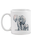 Elephant Mother And Baby Mug -SPIdeals Designs