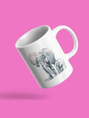 Elephant Mother And Baby Mug -SPIdeals Designs