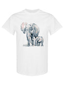 Elephant Mother And Baby T-shirt -SPIdeals Designs