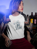 Elephant Mother And Baby T-shirt -SPIdeals Designs