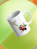 A Hummingbird And Flowers Mug -SPIdeals Designs