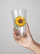 Sunflowers Pint Glass -SPIdeals Designs