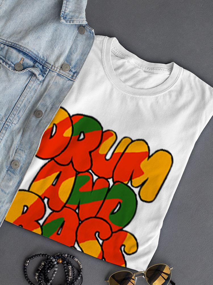 Drum And Bass Graffiti T-shirt -SPIdeals Designs