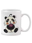 Panda With Tulips Mug -SPIdeals Designs
