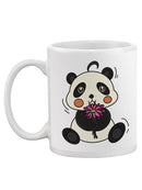 Panda With Tulips Mug -SPIdeals Designs