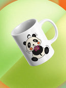 Panda With Tulips Mug -SPIdeals Designs