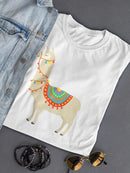 Llama In Profile Pose T-shirt -SPIdeals Designs