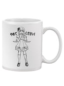 Kawaii Girl Mug -SPIdeals Designs