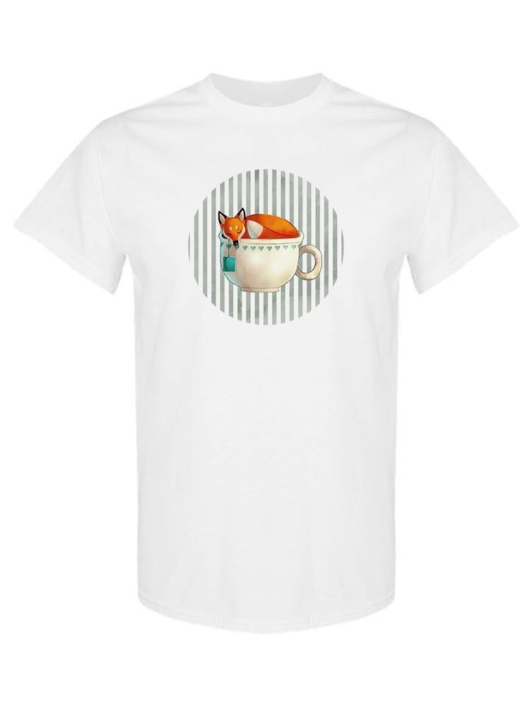 Fox In A Cup T-shirt -SPIdeals Designs
